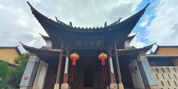 弥渡密祉古镇风貌