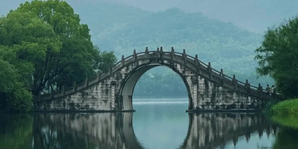 杭州萧山湘湖全景图