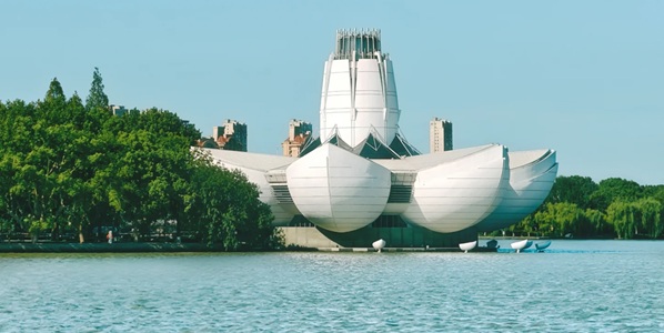 平湖东湖景区全景图