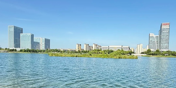 嘉兴秀洲秀湖公园全景图