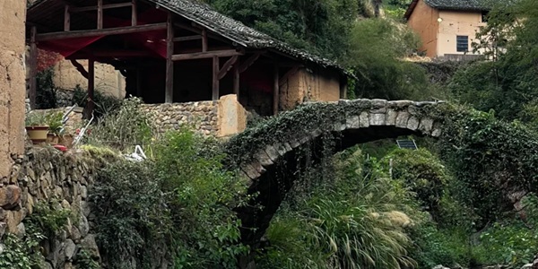 丽水松阳古村落全景图
