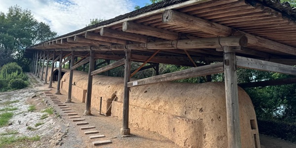 宁波慈溪上林湖越窑遗址全景图