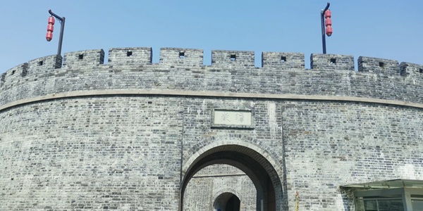 宁波江北慈城古县城全景图