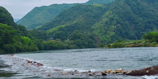衢江区乌溪江山水全景图