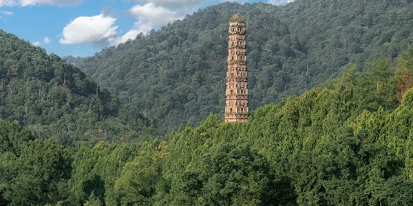 天台县天台山景观图