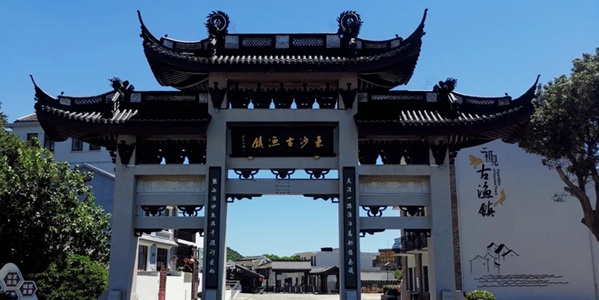 岱山县岱山岛渔港日出景象